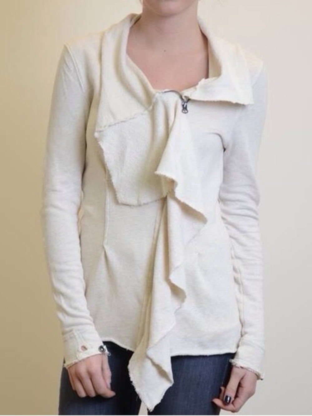 Free People We The Free Ebb & Flow Jacket Ivory Small
